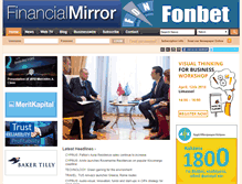 Tablet Screenshot of financialmirror.com